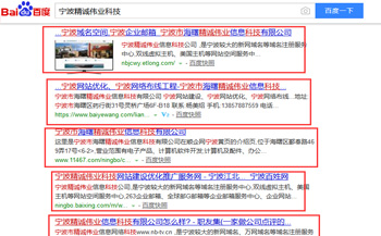 寧波整合網絡營銷案例